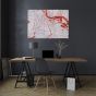 Louis De Poortere Designer Amsterdam Rugs in 9323 Orange Cut