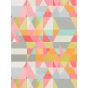 Axis Wallpaper 110836 by Scion in Lime Peony Sunset