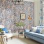 Caverley Wallpaper 217035 by Sanderson in Rose French Blue