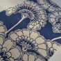 Japanese Floral Rugs 039708 in Midnight by Florence Broadhurst