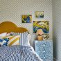 Daisy Trellis Wallpaper 113044 by Harlequin X Sophie Robinson in Lapis Pearl