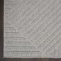 Cozumel CZM05 Indoor Outdoor Geometric Hallway Runner Rugs in Light Grey