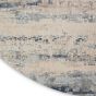 Rustic Textures RUS04 Abstract Circle Rugs in Beige Grey