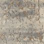 Quarry QUA03 Abstract Distressed Rugs in Beige Grey by Nourison