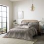 Motion Geometric Cushion by Morris & Co in Champagne & Steel