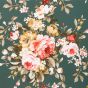 Emeline Wallpaper W0081 05 by Clarke and Clarke in Jade Green