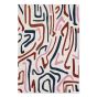 Synchronic Indoor Outdoor Rugs 442303 in Brazilian Rosewood Origami