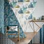 Geodesic Wallpaper 111700 by Harlequin in Emerald Linden Green