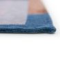 Louis De Poortere Geometric Nuance Module Rugs 9196 in Camel Blue