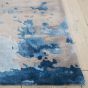 Prismatic Modern Abstract Rugs in PRS10 Blue Grey by Nourison
