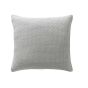 Andaz Feather Fine Linens Cotton Cushion in Silver Grey