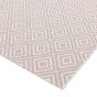 Patio Geo Diamond PAT13 Outdoor Rugs in Pink White