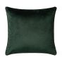 Bellini Velvet Cushion in Forest Green