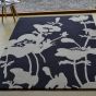Floral 300 Rugs 039604 in Charcoal by Florence Broadhurst