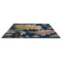 Midnight Garden Indoor Outdoor 438805 Rugs by Wedgwood in Navy
