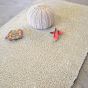Gravel Mix Shaggy Rugs by Brink & Campman 68209 White Grey