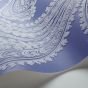 Rajapur Flock Wallpaper 9032 by Cole & Son in Hyacinth White