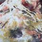 Aristo Abstract Bolster Cushion in Ochre Yellow and Orange