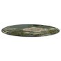 Waterlily Round Rugs 38608 by Wedgwood in Midnight Pond Blue