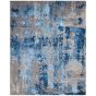 Prismatic Modern Abstract Rugs in PRS10 Blue Grey by Nourison