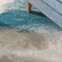 Maxell Modern Abstract Rugs MAE06 by Nourison in Ivory Teal
