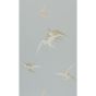 Swallows Wallpaper 104 by Sanderson in Silver Grey