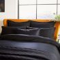 Plain Dye Cotton Bedding by Ted Baker in Black