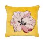 Art Floral Cotton Velvet Cushion by Ted Baker in Gold
