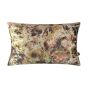 Aristo Abstract Bolster Cushion in Ochre Yellow and Orange