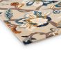 Amanpuri Leaf Wool Rugs By Sanderson in Stone Grey