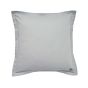 Muro Fine Lines Cotton Plain Dye Cushion in Grey