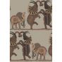 Safari Dance Wallpaper 8038 by Cole & Son in Ginger Red