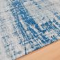 Mad Men Griff 8421 Abstract Runner Rug in Bronx Azurite by Louis De Poortere