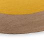 Habitat Festival Round Indoor Outdoor Rug 496306 by Brink & Campman in Yellow