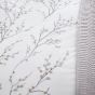Pussy Willow Sprig Embroidered Bedding Set by Laura Ashley in Dove Grey