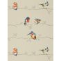Persico Wallpaper 111486 by Harlequin in Coral Lemon Yellow