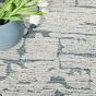 CK009 Sculptural SCL01 Abstract Rug by Calvin Klein in Teal