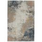 Rustic Textures RUS13 Abstract Rugs in Grey Blue