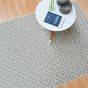 Patio Diamond PAT11 Geometric Outdoor Rugs in Grey
