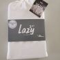 Lazy Linen Bedding Plain White Duvet Cover and Pillowcase