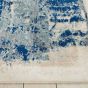 Maxell MAE16 Abstract Rugs by Nourison in Ivory Blue