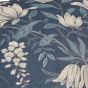 Parterre Floral Cushion by Laura Ashley in Seaspray Blue
