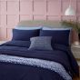Aster Plain Bedding by Helena Springfield in Navy Blue