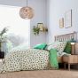 Leopard Dot Bedding by Scion in Mint Leaf Green