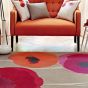 Sanderson Poppies Rugs 45700 Red/Orange