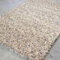 Brink and Campman Rocks Mix Shaggy Wool Rugs 70401 Putty
