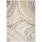 Brushstrokes BSK03 Abstract Rug by Nourison in Cream Grey