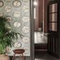 Matrinah Wallpaper 4021 by Cole & Son in Old Olive Green