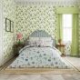 Woodland Chorus Cushion by Sanderson in Blue Grey