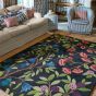 Foraging Wool Rug 146618 by Sanderson in Indigo Blue